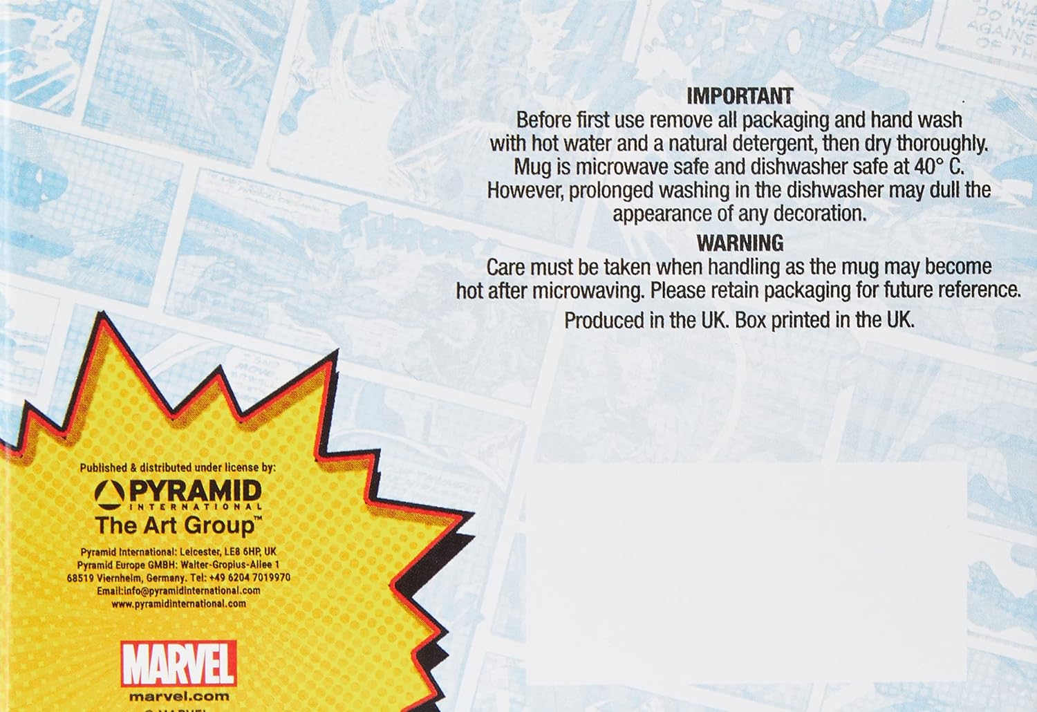 Pyramid International MG23445 Marvel Rétro (Personnages) Mug, 11 oz / 315 ml