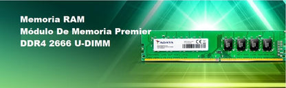ADATA Premier Series - DDR4 - Modul - 8 GB - DIMM 288-PIN - 2666 MHz / PC4-21300 - ungepuffert