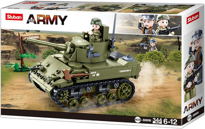 Sluban M38-B0856 Wwii-m5 Light Tank