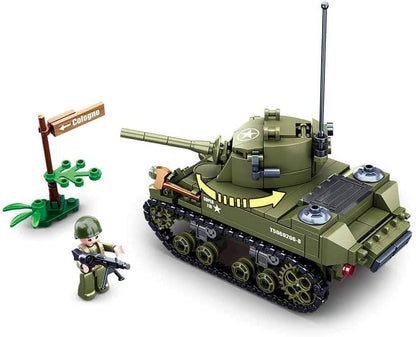 Sluban M38-B0856 Wwii-m5 Light Tank