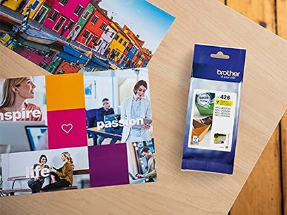 BROTHER LC-426Y Inkjet Cartridge, Yellow, Single Pack, Standard Yield, includes 1 x Inkjet Cartridge, Genuine Supplies