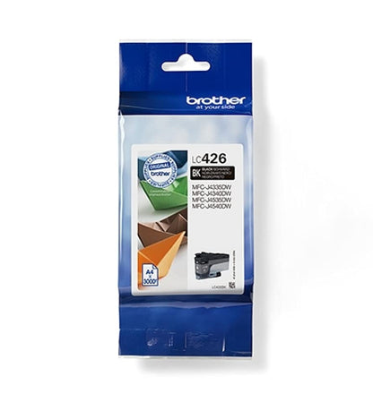Brother LC-426BK Inkjet Cartridge, Black, Single Pack, Standard Yield, includes 1 x Inkjet Cartridge, Brother Genuine Supplies