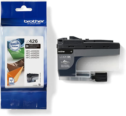 Brother LC-426BK Inkjet Cartridge, Black, Single Pack, Standard Yield, includes 1 x Inkjet Cartridge, Brother Genuine Supplies