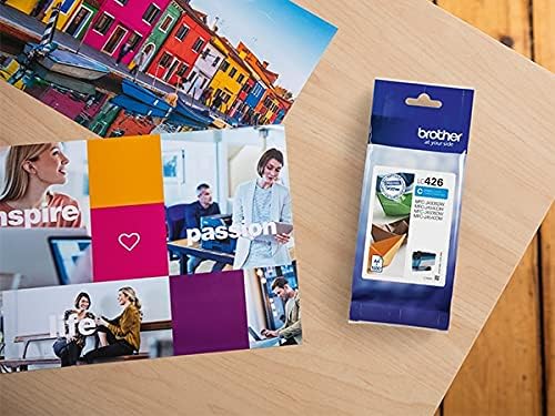 BROTHER LC-426C Inkjet Cartridge, Cyan, Single Pack, Standard Yield, includes 1 x Inkjet Cartridge, Genuine Supplies
