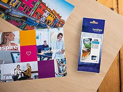 BROTHER LC-426C Inkjet Cartridge, Cyan, Single Pack, Standard Yield, includes 1 x Inkjet Cartridge, Genuine Supplies