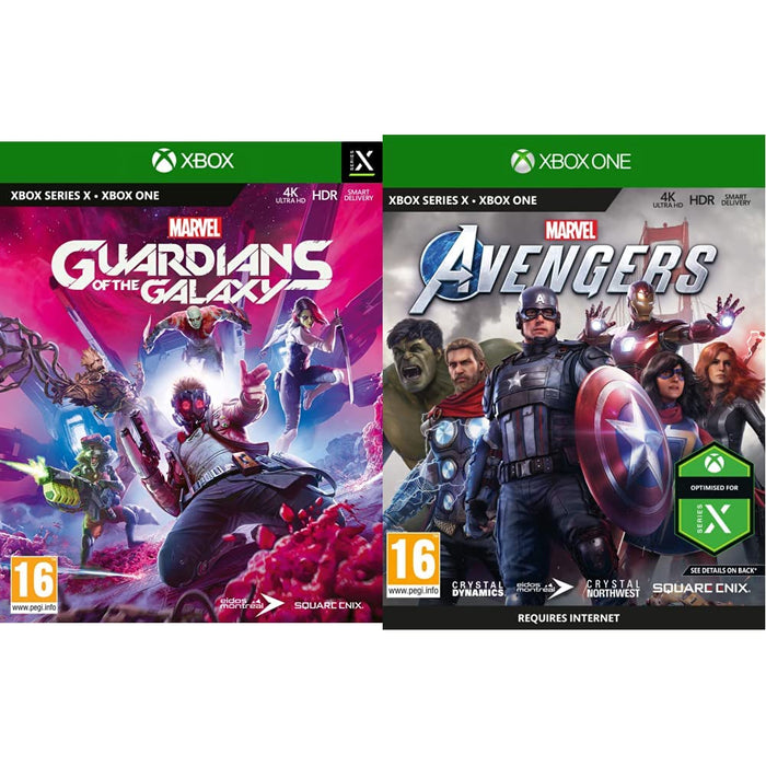 Marvel's Guardians of the Galaxy (Xbox Series X) + Marvel Avengers (Xbox One) Guardians of the Galaxy + Marvel Avengers (Xbox One