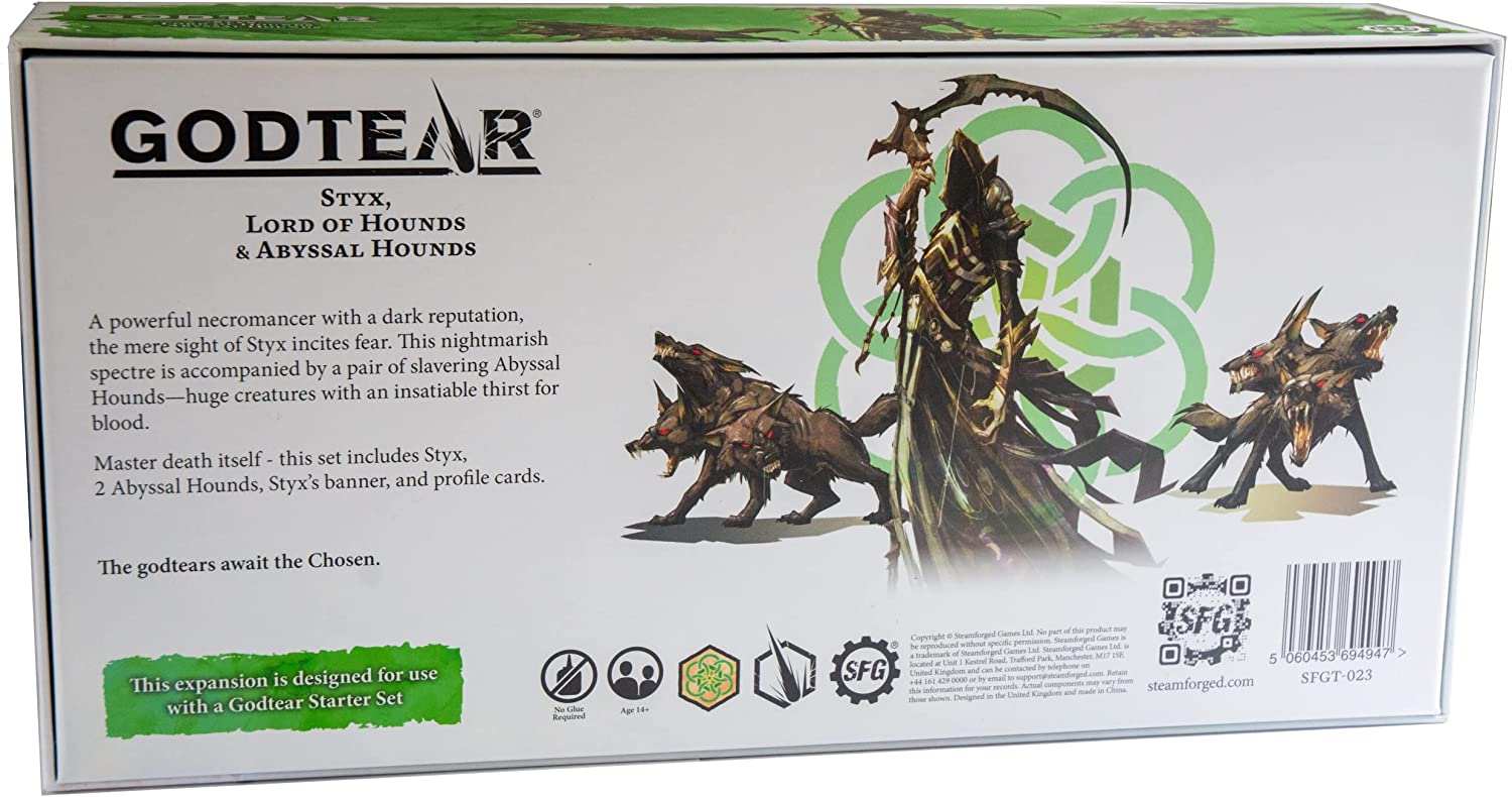Godtear: Styx, Lord Of Hounds Shapers Champions Set