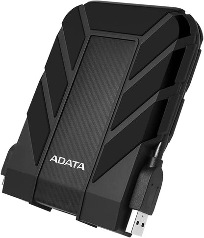 ADATA HD710 Pro 2TB USB 3.1 IP68 Waterproof/Shockproof/Dustproof Ruggedized External Hard Drive, Black (AHD710P-2TU31-CBK) HD710 Pro Black 2 TB