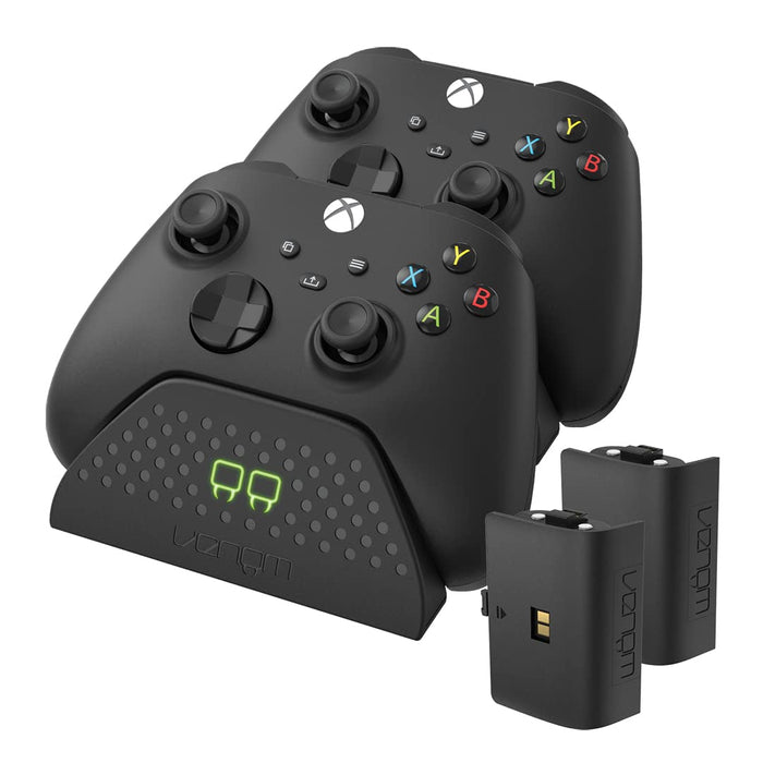 Venom Twin Charging Dock with 2 x Rechargeable Battery Packs - Black (Xbox Series X & S/Xbox One) Twin Dock - Black single