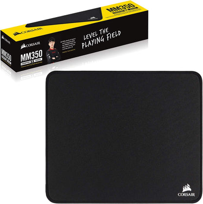 Corsair MM350 Champion Series, Medium Premium Anti-Fray Cloth Performance Gaming Mouse Mat, Black Medium MM350 Champion