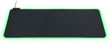 Razer Goliathus Extended Chroma - Soft Extended Gaming Mouse Mat Chroma RGB Lighting (Cable Holder, Fabric Surface, Quilted Edge, Optimized for all Mice) Black