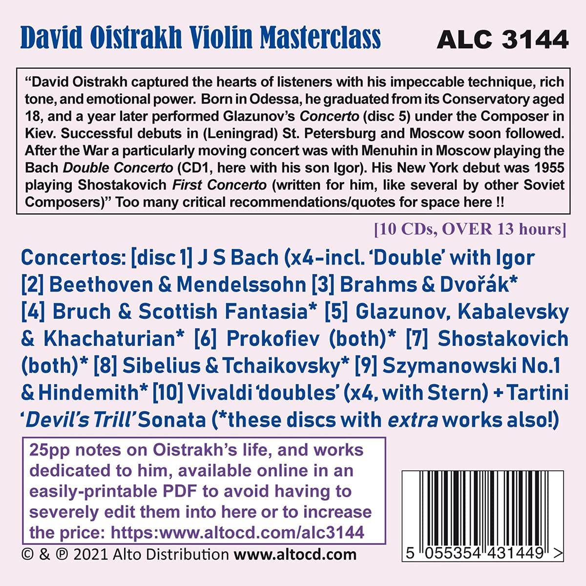 David Oistrakh - Violin Masterclass