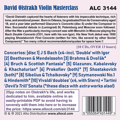 David Oistrakh - Violin Masterclass