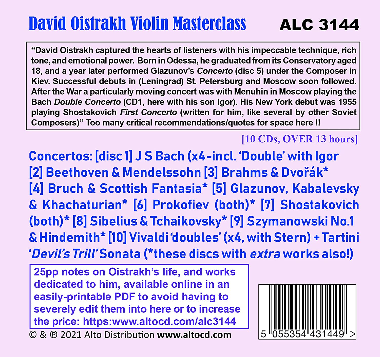 David Oistrakh - Violin Masterclass