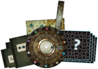 Thames & Kosmos - EXIT: The Deserted Lighthouse Jigsaw Puzzle – Level: 4/5 - Unique Escape Room Game - 1–4 Players - Puzzle Solving Strategy Board Games for Adults & Kids, Ages 12+ - 692878
