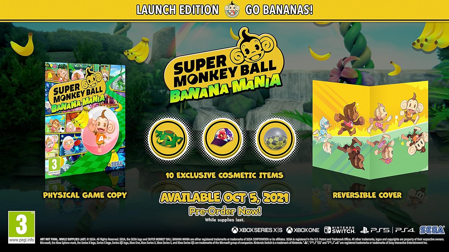Super Monkey Ball Banana Mania: Launch Edition (Nintendo Switch