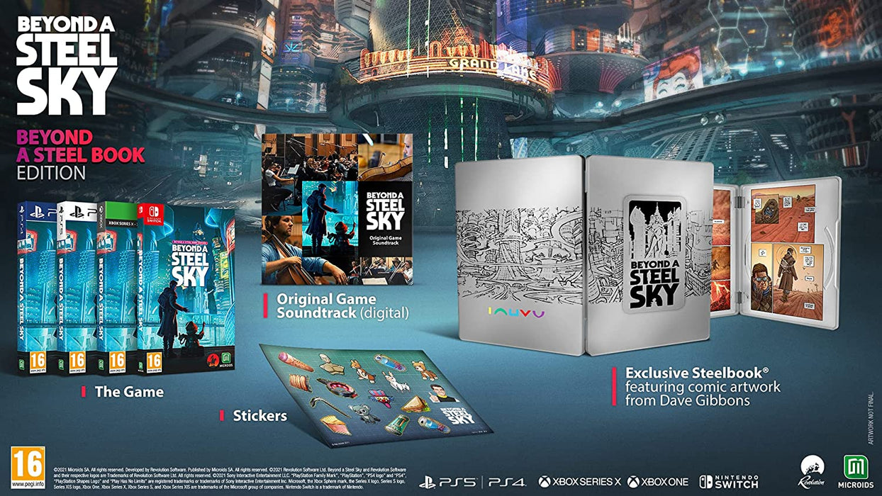 Beyond A Steel Sky - Steelbook Edition (PS4