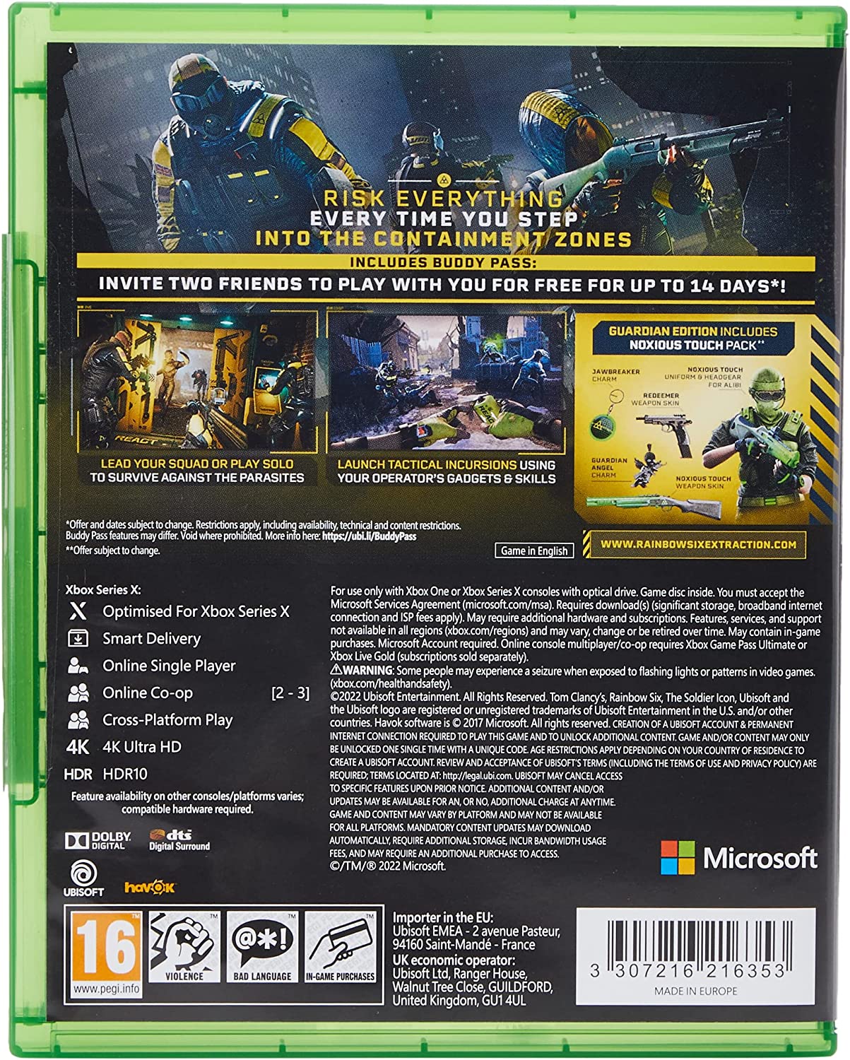 Tom Clancy's Rainbow Six: Extraction - Guardian Edition (Xbox One) (Xbox Series X)