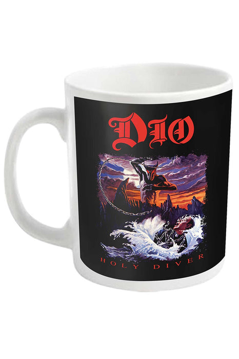 Plastichead Dio Mug Holy Diver Band Logo Official White Boxed One Size
