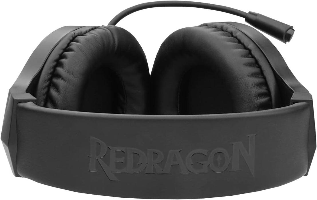 Redragon Hylas H260 RGB Gaming Headphones - Gaming Headphones with Stereo Sound - Large Earpads - Compatibility Xbox One, Nintendo Switch, PS4/5, Mac, PC or Laptop