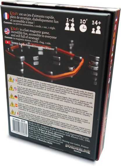 Borderline Editions Kluster: The Magnetic Dexterity Party Travel Game That Can Be Played On Any Surface