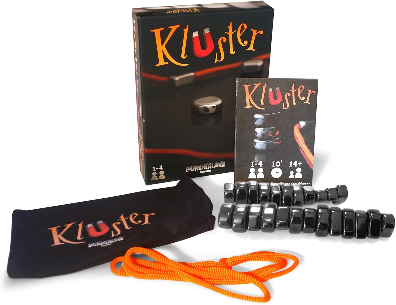 Borderline Editions Kluster: The Magnetic Dexterity Party Travel Game That Can Be Played On Any Surface