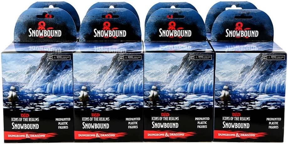 WizKids D&D Icons of the Realms Miniatures: Snowbound 8 ct. Brick (Set 19