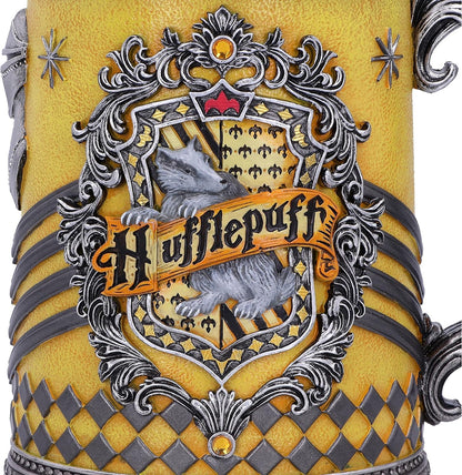 Nemesis Now Officially Licensed Harry Potter Hufflepuff Hogwarts House Collectible Tankard Yellow 15.5cm