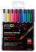 uni-ball uni Posca 181708 – Markers with Calibrated Tips, Set of 8, Grundfarben