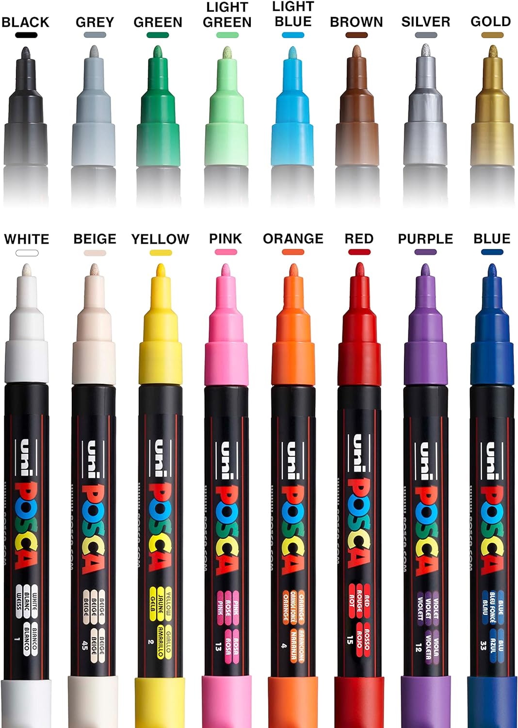 uni-ball Posca Marker with Fine Round Tip