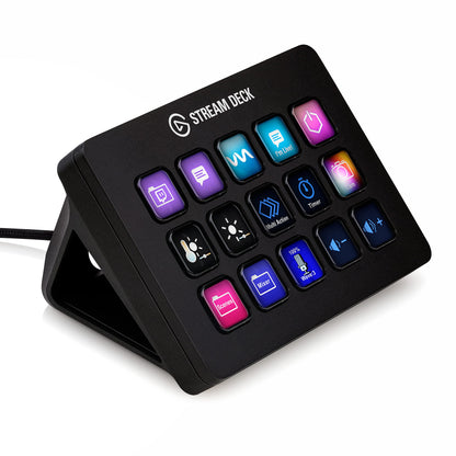 Elgato Stream Deck MK.2 – Studio Controller, 15 macro keys, trigger actions in apps and software like OBS, Twitch, YouTube and more, works with Mac and PC
