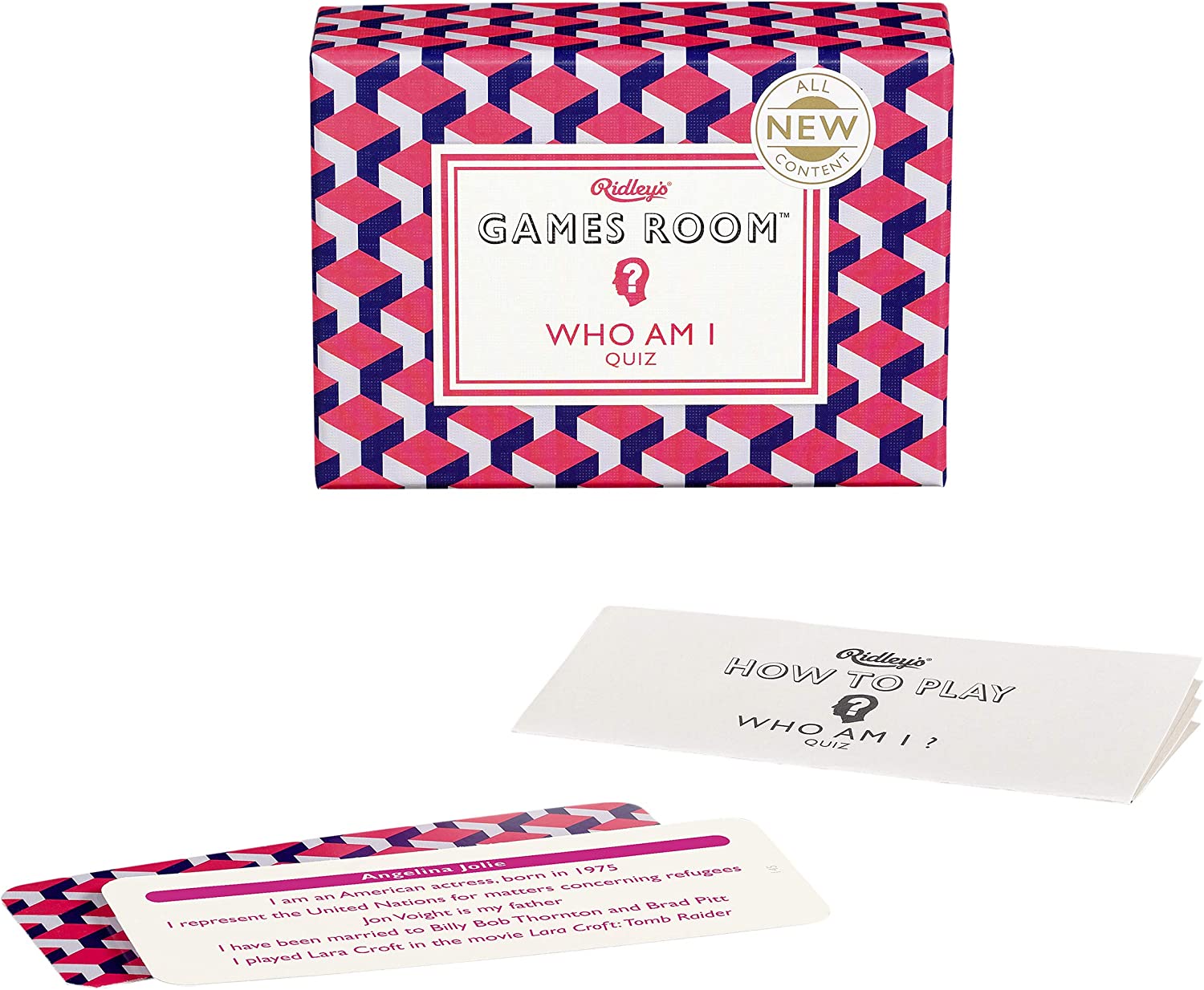 Ridley’s Who Am I Second Edition Trivia Card Game – Trivia Games for Adults and Kids – 2+ Players – Includes 140 Unique Question Cards – Fun Quiz Cards That Make a Great Gift