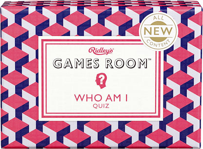 Ridley’s Who Am I Second Edition Trivia Card Game – Trivia Games for Adults and Kids – 2+ Players – Includes 140 Unique Question Cards – Fun Quiz Cards That Make a Great Gift