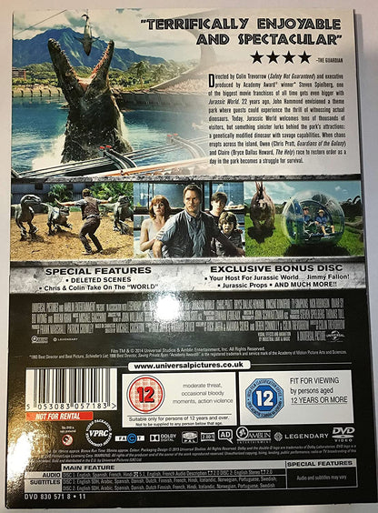 Jurassic World  DVD