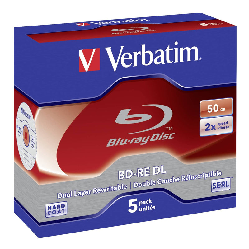 Verbatim BR BD-RE Dual-Layer 50GB scratchGuard 5p