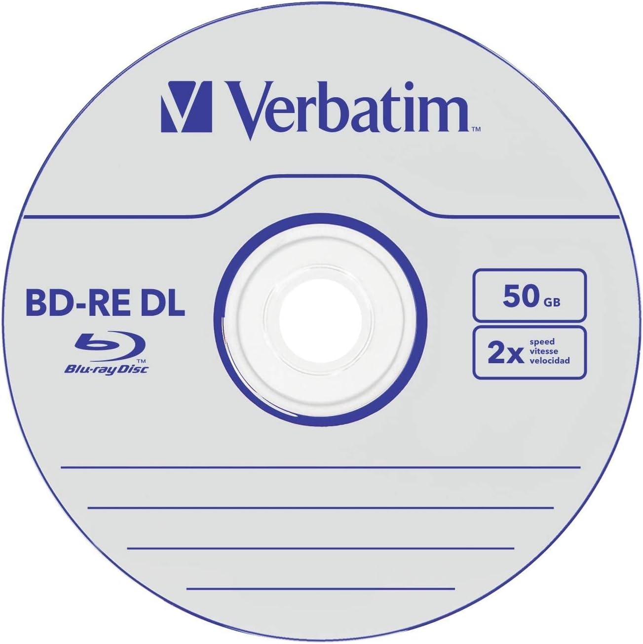 Verbatim BR BD-RE Dual-Layer 50GB scratchGuard 5p