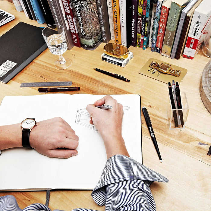 rOtring 600 Mechanical Pencil | 0.5 mm | Green All-Metal Body Propelling Pencil | Non-Slip Knurled Grip & Hexagonal Barrel