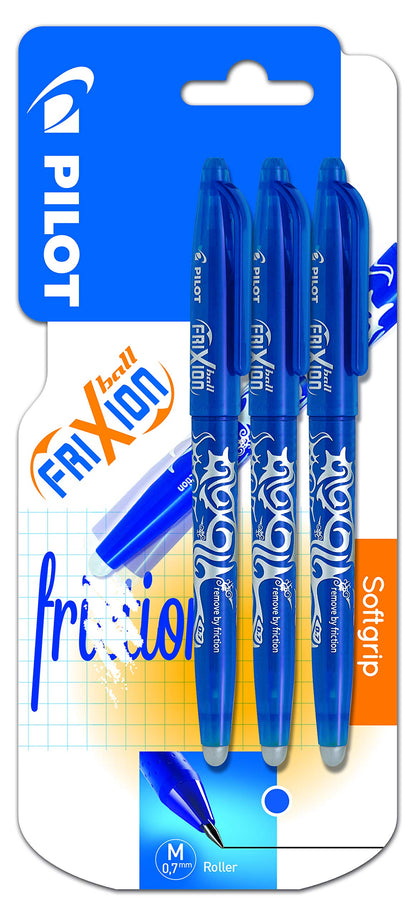 Pilot Frixion Erasable Rollerball 0.7 mm Tip, Blue (Pack of 1)
