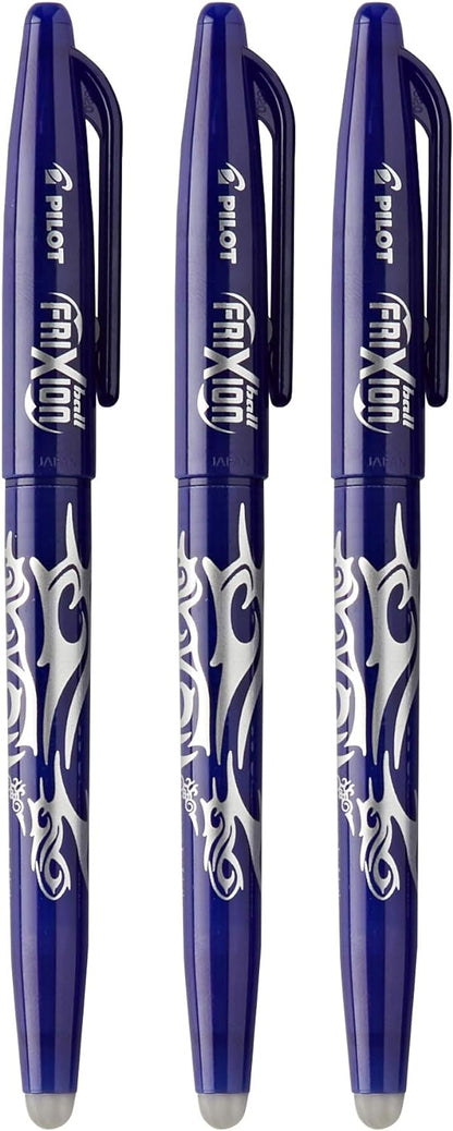 Pilot Frixion Erasable Rollerball 0.7 mm Tip, Blue (Pack of 1)