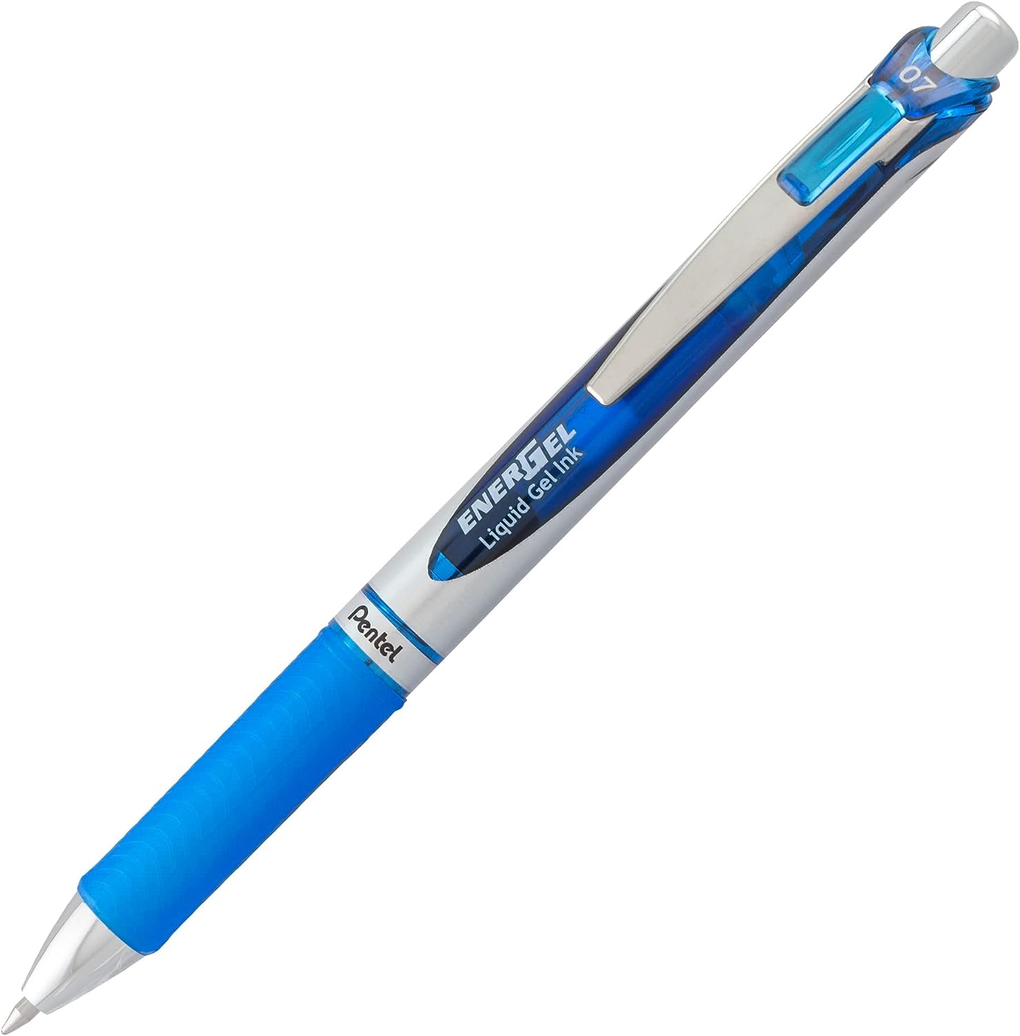 Pentel EnerGel Deluxe RTX Gel Ink Pens, 0.7 Millimeter Metal Tip, Blue Ink, 3-Pack (BL77BP3C) 0.7mm Blue (Pack of 1)