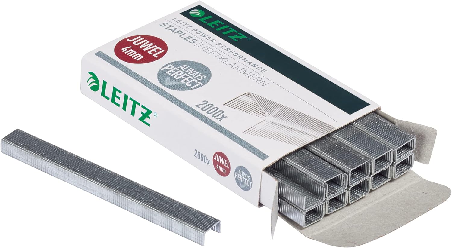 LEITZ Heftklammer Juwel 4 mm/5640-00-00 Inh, 1x 2000 Pieces (Inside