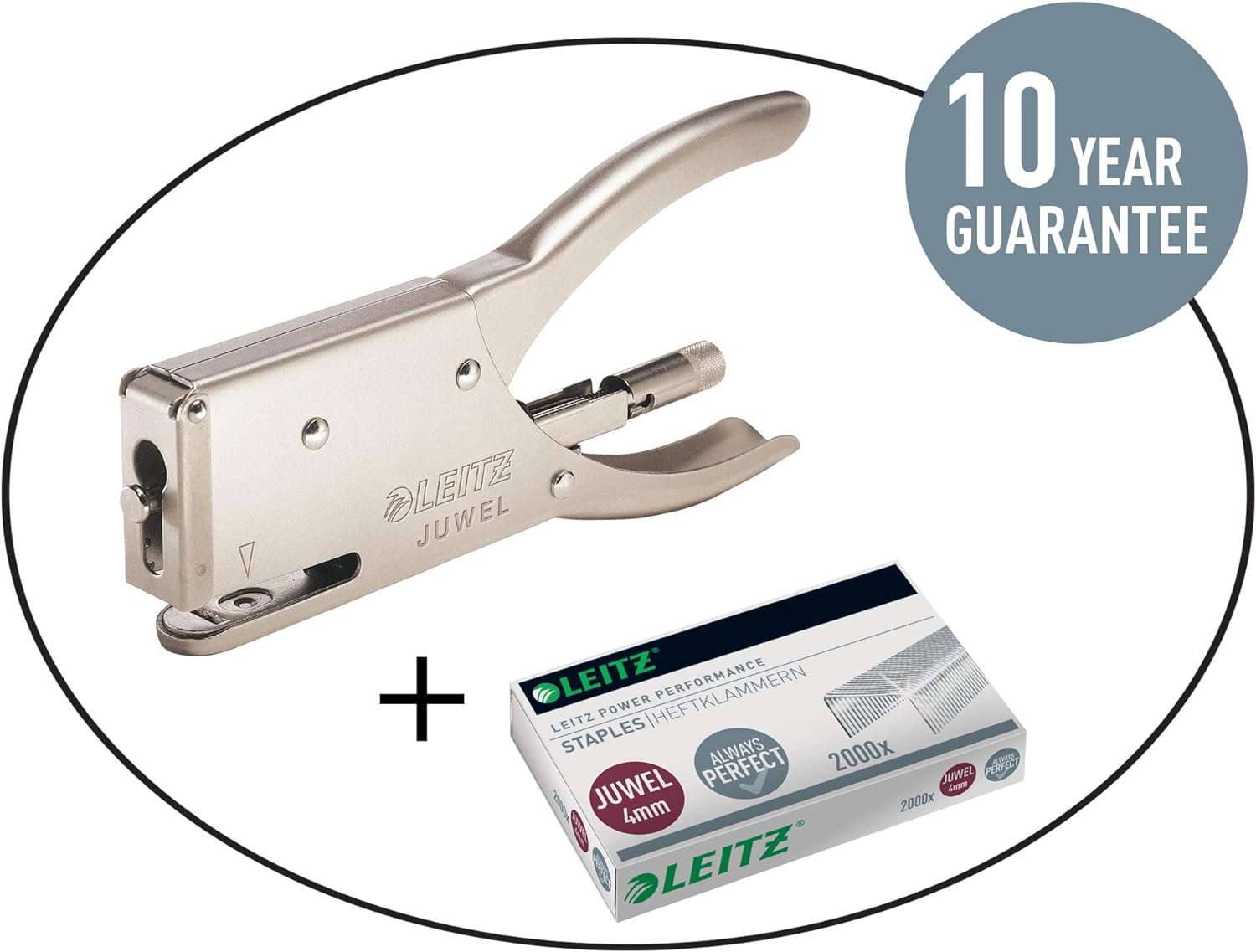LEITZ Heftklammer Juwel 4 mm/5640-00-00 Inh, 1x 2000 Pieces (Inside