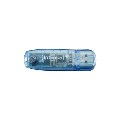 Intenso 3502450 4GB Rainbow USB 2.0 Flash Drive - Transparent