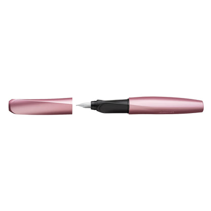Pelikan Twist Fountain Pen with 1 Ink Cartridge, Medium Nib, Girly Rose, Boxed (806251
