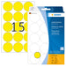 HERMA 2271 Multi-purpose labels/colour dots Ø 32 mm round yellow paper matt hand inscription 480 pcs.
