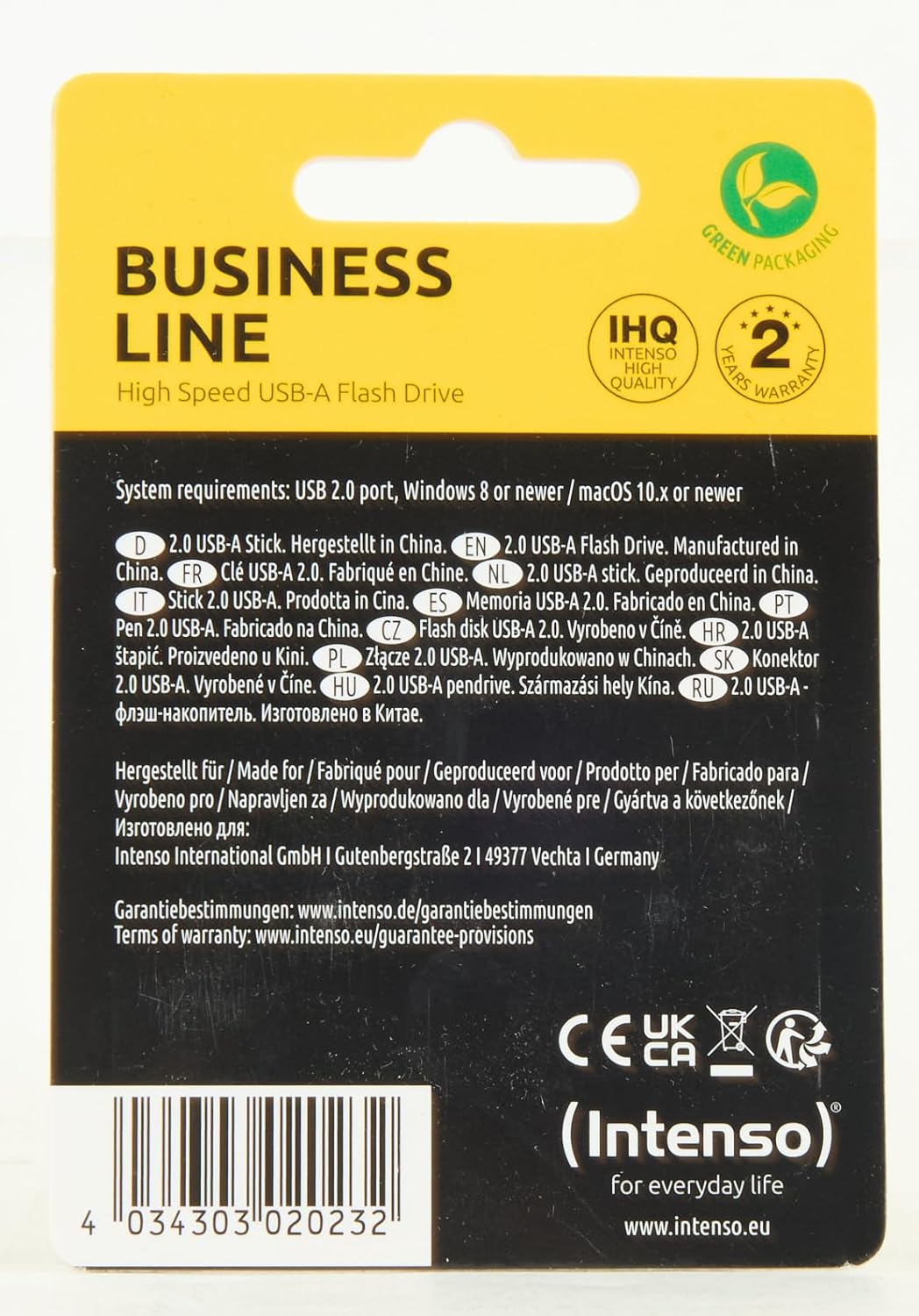 Intenso 3511470 Business Line 16 GB USB-Stick USB 2 schwarz