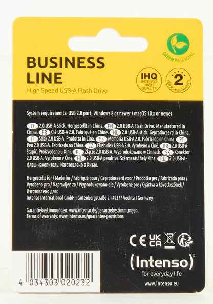 Intenso 3511470 Business Line 16 GB USB-Stick USB 2 schwarz