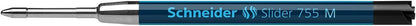 Schneider Slider 755 Ersatzmine (ViscoGlide-Technologie, dokumentenecht, M=Mittelstrich) 10er Packung