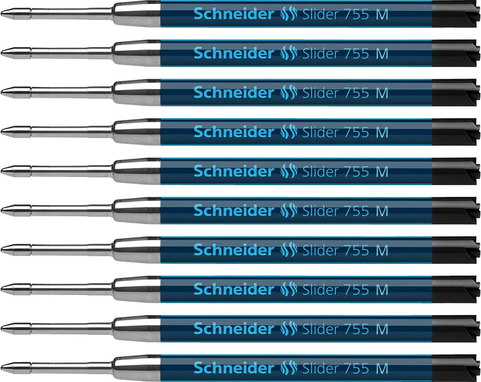 Schneider Slider 755 Ersatzmine (ViscoGlide-Technologie, dokumentenecht, M=Mittelstrich) 10er Packung