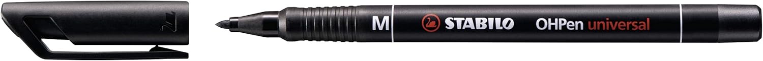 OHP Pen - STABILO OHP Pen Permanent - Medium - Wallet of 4 - Assorted Colours